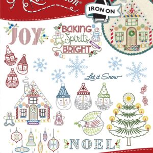 Stitcher's Revolution Christmas Bliss SR39 embroidery iron on pattern