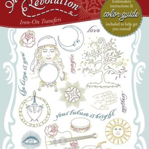 Stitcher's Revolution Gypsy Magic SR06 embroidery iron on pattern