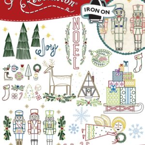 Stitcher's Revolution Winter Wonderland SR40 embroidery iron on pattern