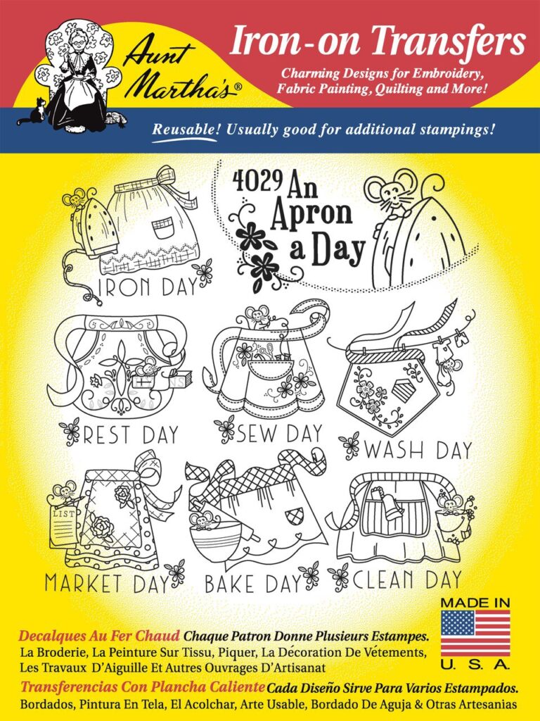 Aunt Martha's An Apron a Day 4029