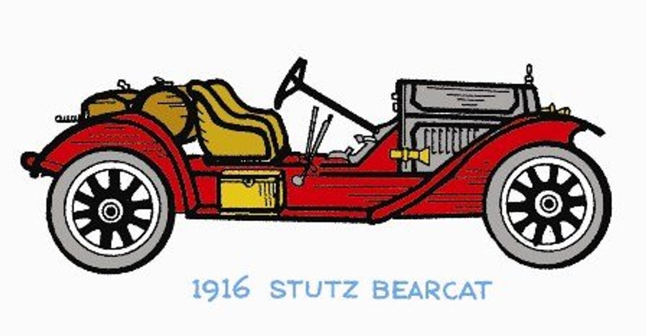 Aunt Martha's Antique Cars 3772 embroidery iron on pattern - Image 2