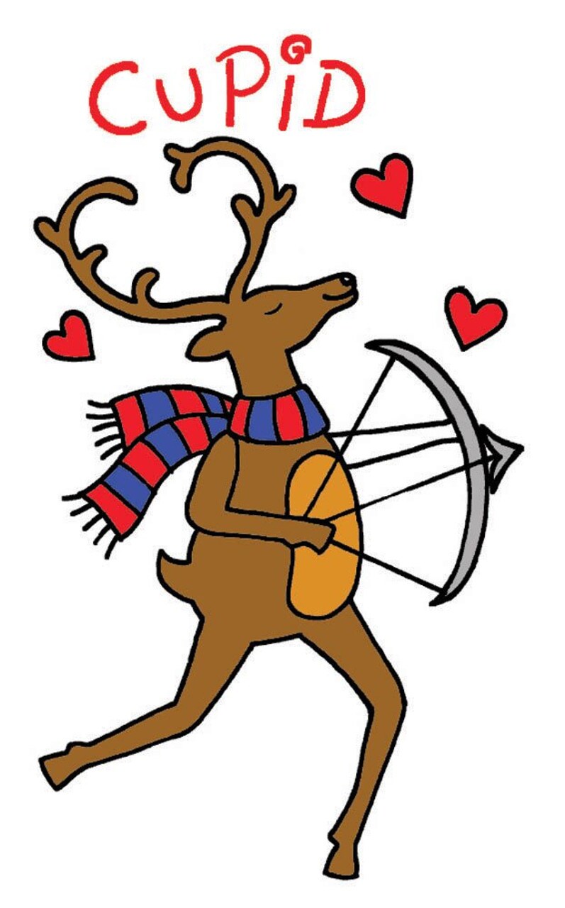 Aunt Martha's Reindeer Games 3996 embroidery iron on pattern - Image 2