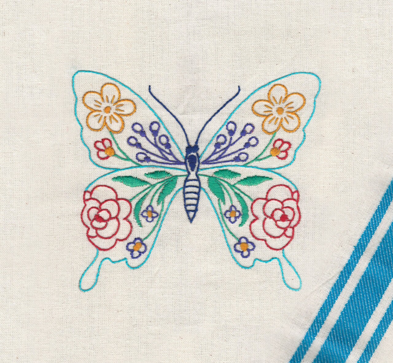 Stitcher's Revolution Floral Farm Friends SR34 embroidery iron on pattern - Image 2
