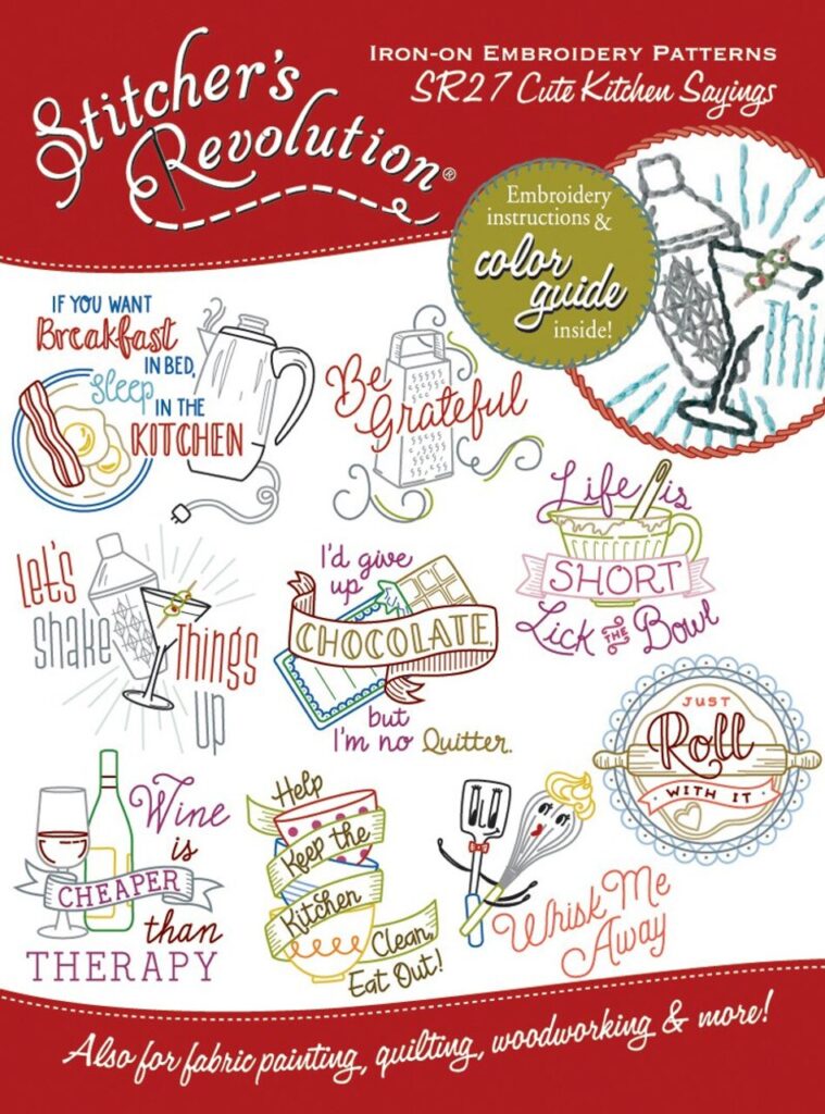 Stitcher's Revolution Cute Kitchen Sayings SR27