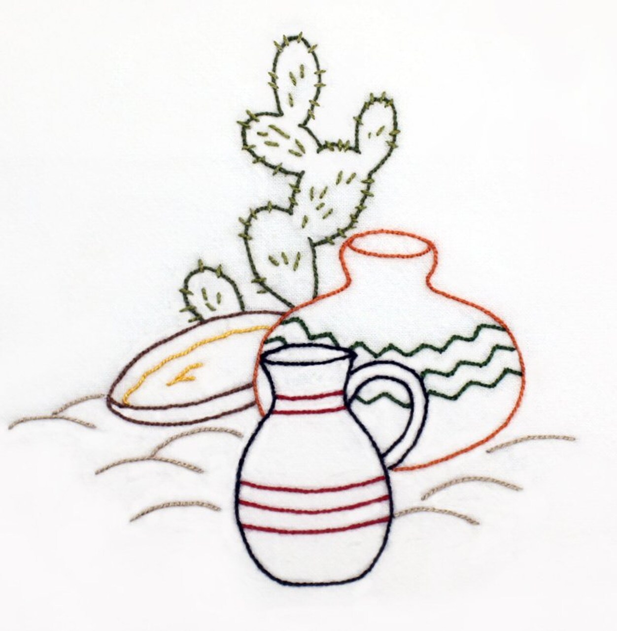 Aunt Martha's Down Mexico Way 9475 embroidery iron on pattern - Image 4