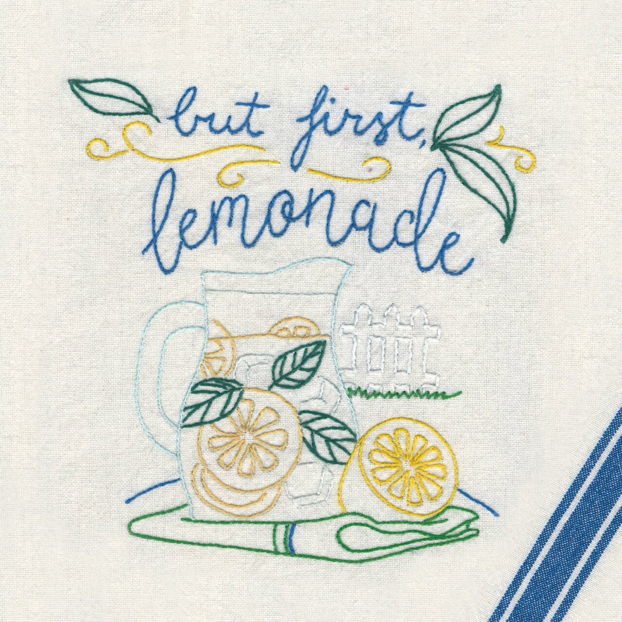 Aunt Martha's When Life Gives You Lemons 4040 embroidery iron on pattern - Image 3