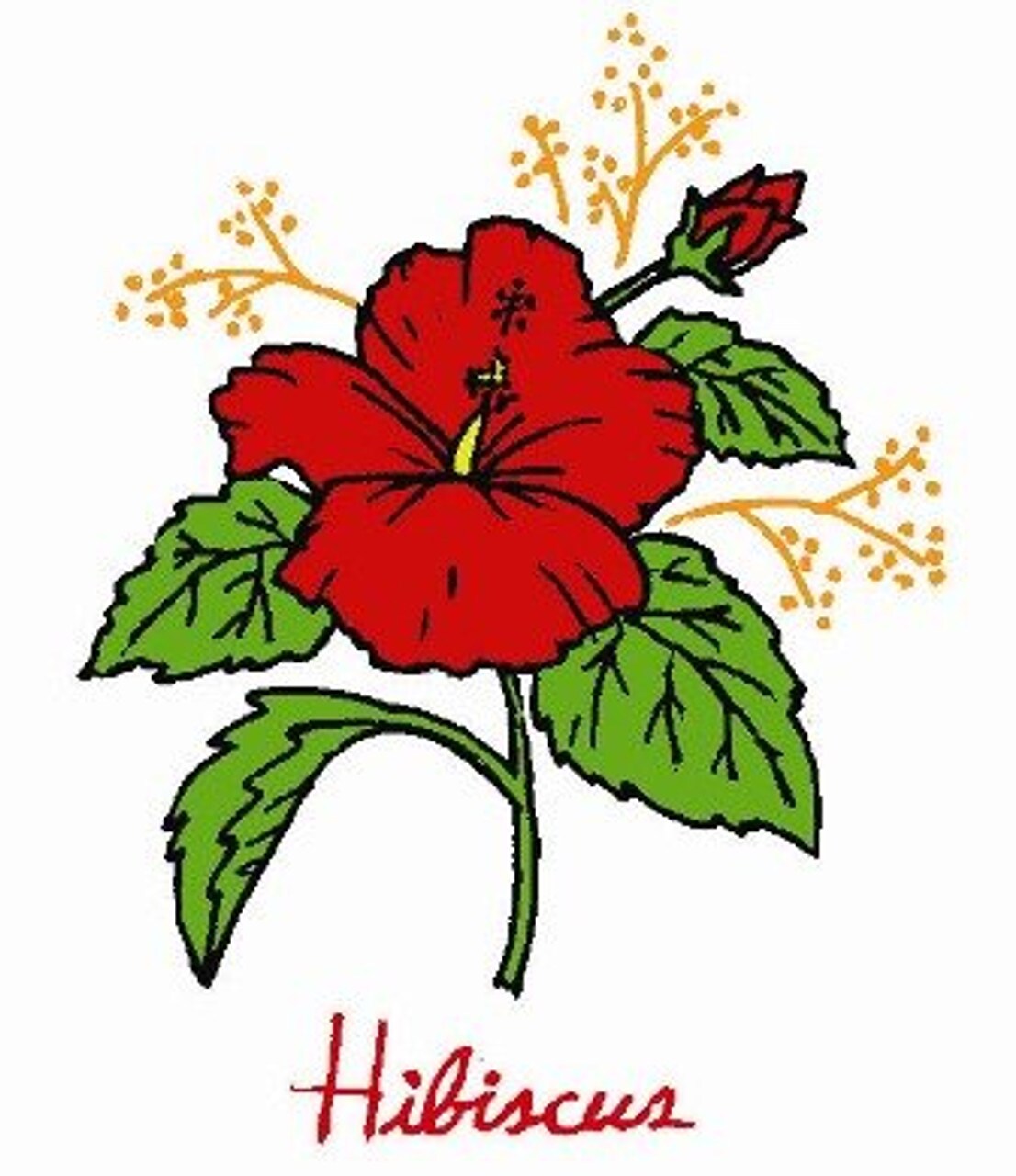 Aunt Martha's Hibiscus, Poppy, & Daisies 3864 embroidery iron on pattern - Image 2
