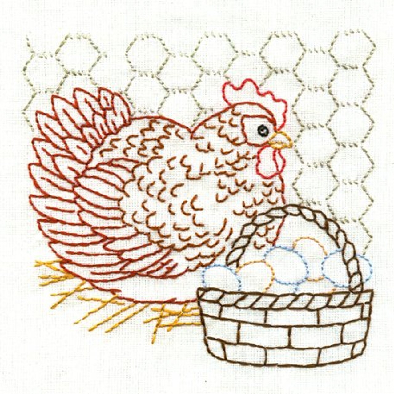 Aunt Martha's Life on the Farm 4021 embroidery iron pattern - Image 2