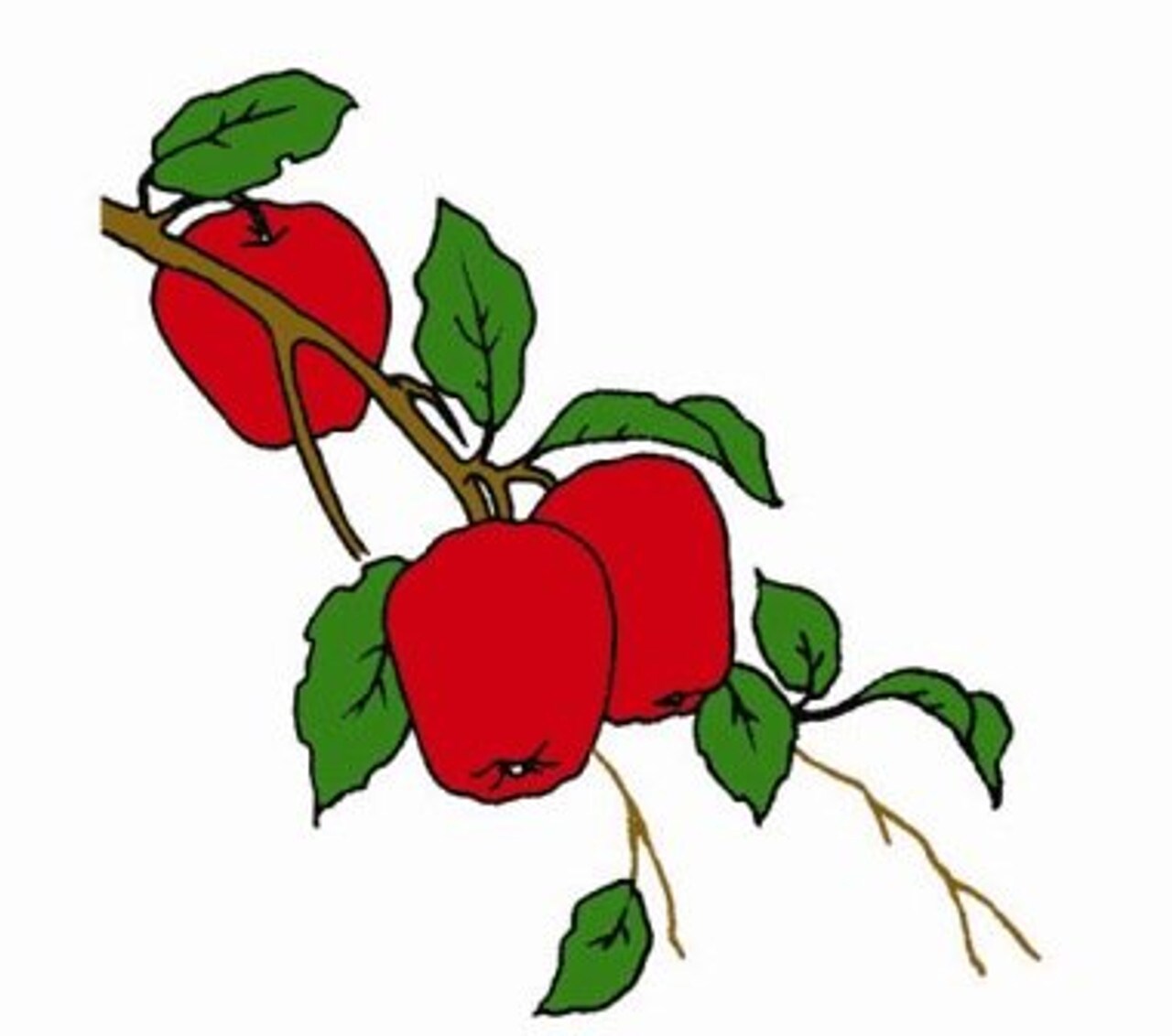 Aunt Martha's Apple Galore 3953 embroidery iron on pattern - Image 2