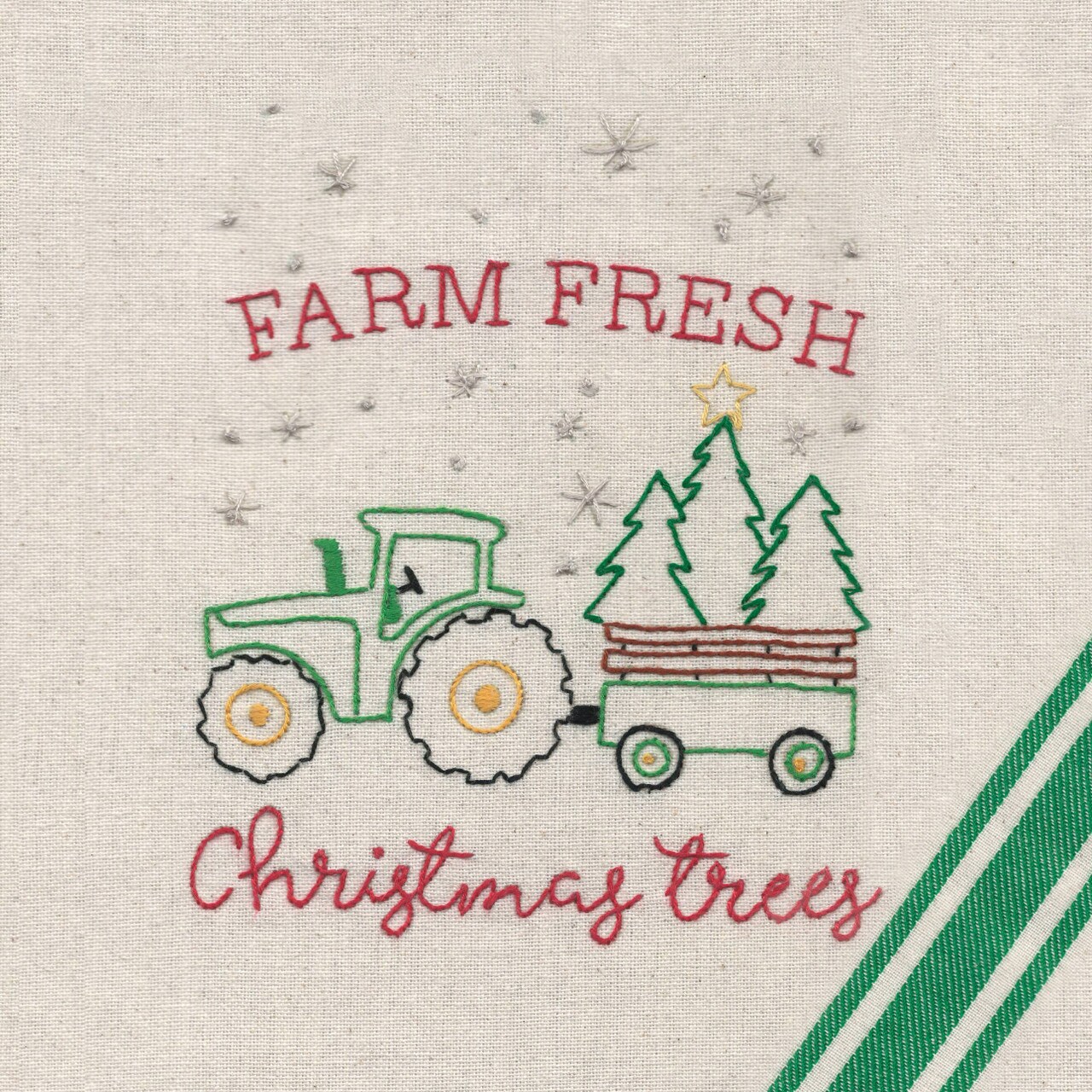 Aunt Martha's Christmas on the Farm 4039 embroidery iron on pattern - Image 3