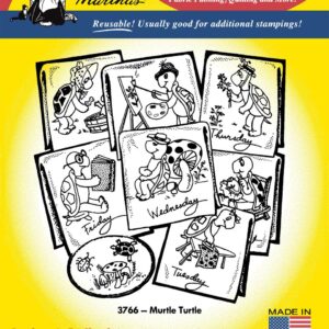Aunt Martha's Murtle Turtle 3766 embroidery iron ion pattern