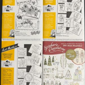 Aunt Martha's Christmas Transfer Set #2 embroidery iron on patterns set