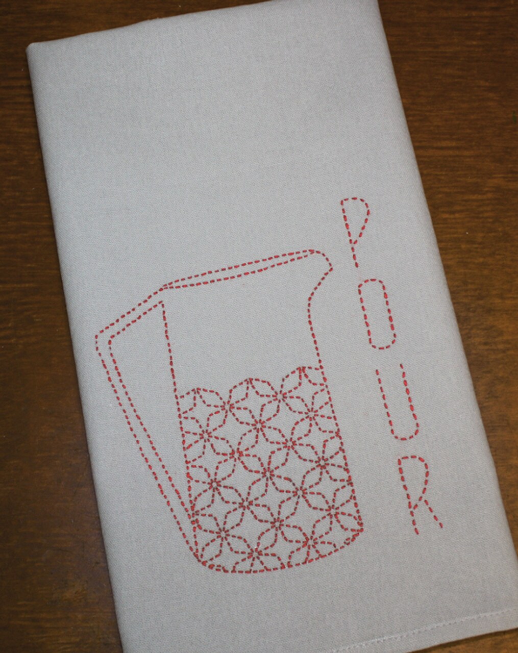 Aunt Martha's Sashiko Kitchen 4032 embroidery iron on pattern - Image 4