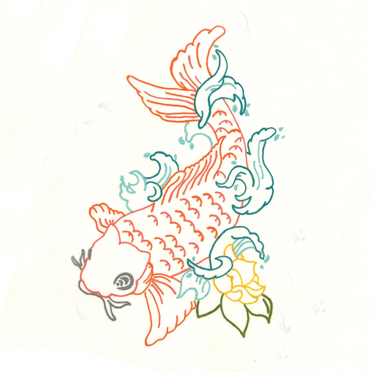 Stitcher's Revolution Asian Inspirations SR03 embroidery iron pattern - Image 2