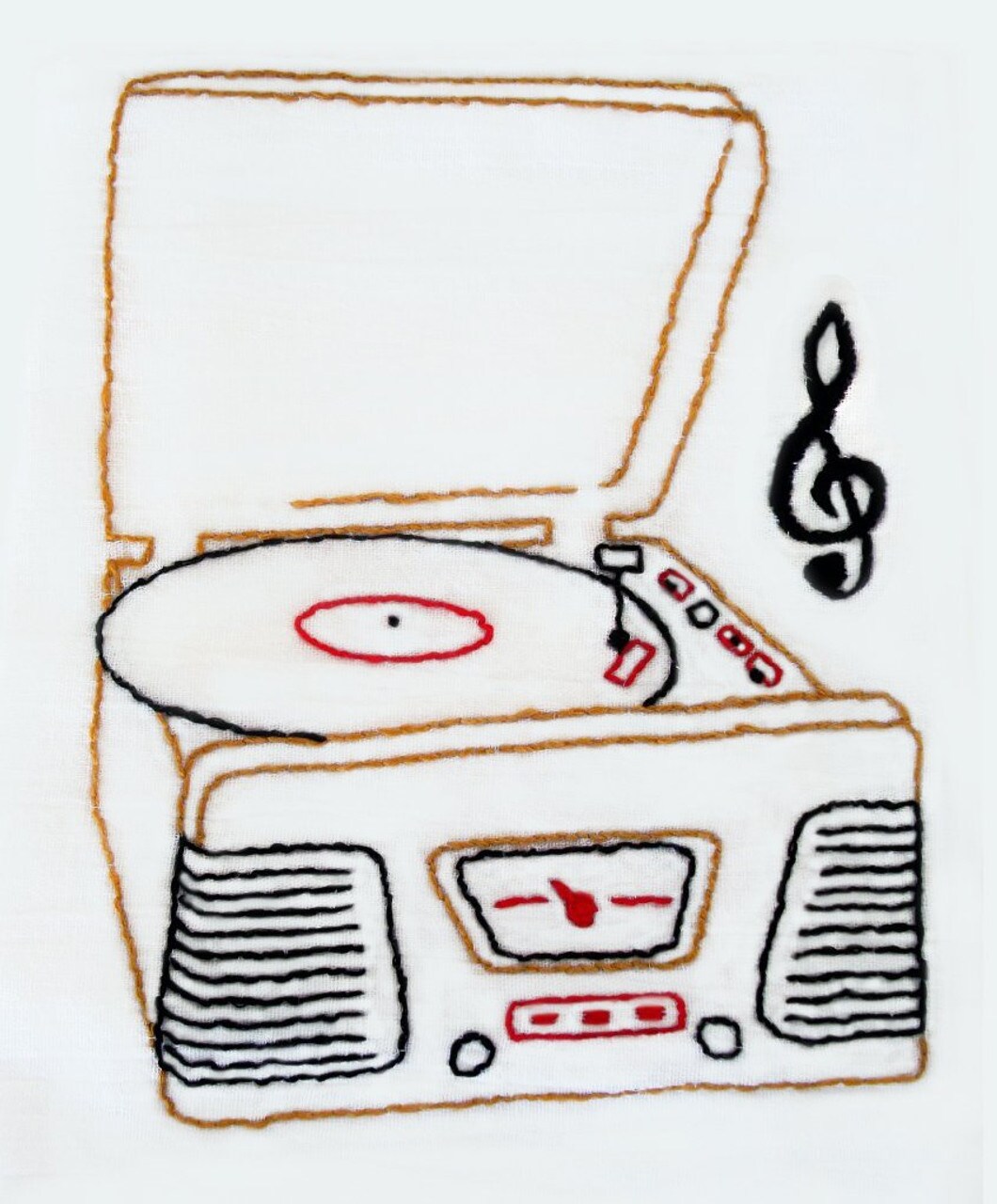 Stitchers Revolution Rock'n And Roll'n SR04 embroidery iron on pattern - Image 4