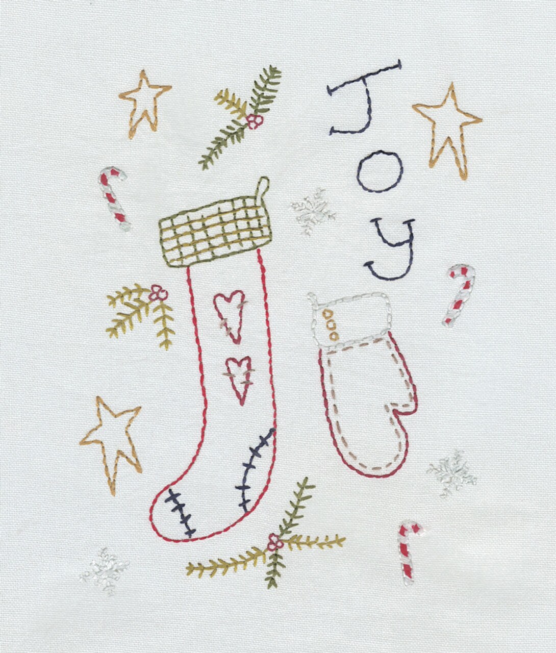 Aunt Martha's Primitive Christmas 4033 embroidery iron on pattern - Image 2