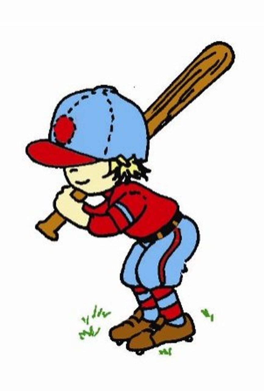 Aunt Martha's Lil' Leaguers 3804 embroidery iron on transfer - Image 2