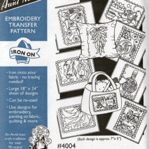 Aunt Martha's Some Like It Hot 4004 embroidery iron on pattern