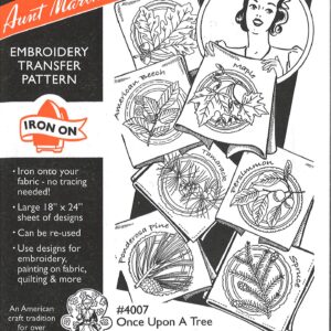 Aunt Martha's Once Upon a Tree 4007 embroidery iron on pattern