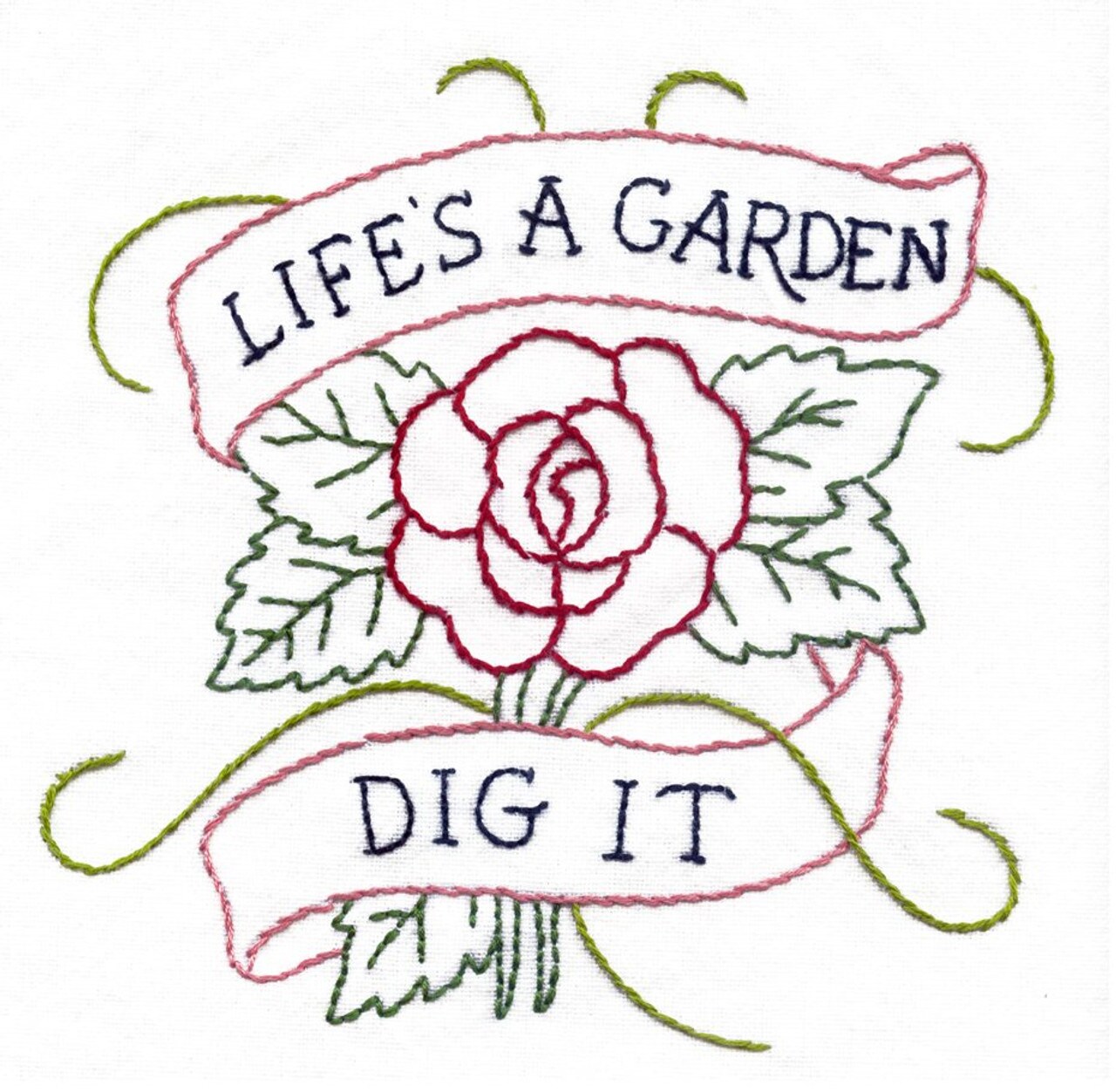 Aunt Martha's Urban Garden SR17 embroidery iron on pattern - Image 2