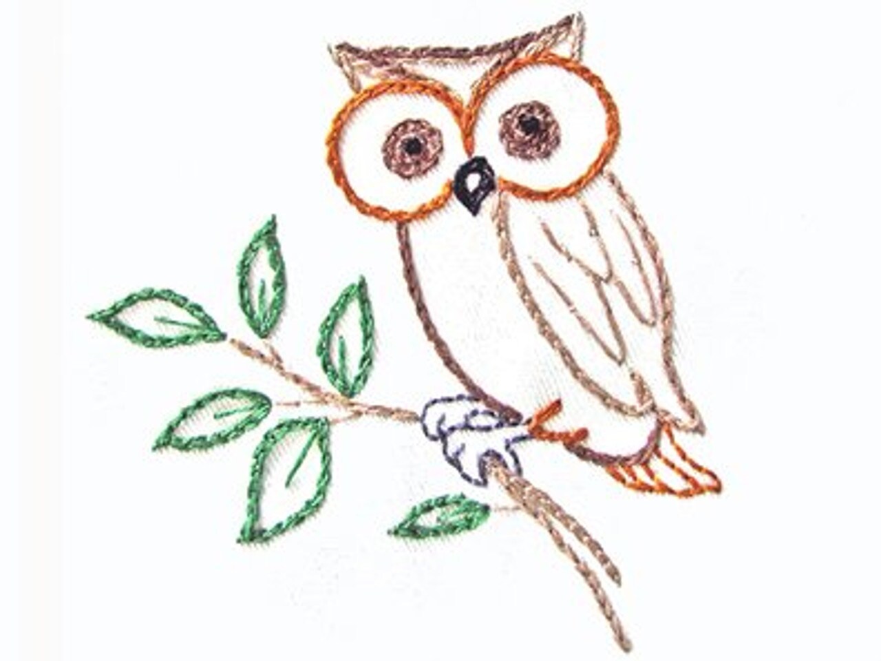 Aunt Martha's Hooty Owls 3771 days of the week embroidery iron on pattern - Image 3