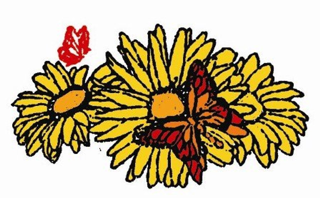 Aunt Martha's Butterflies & Dragonflies on Flowers 3939 embroidery iron on pattern - Image 2