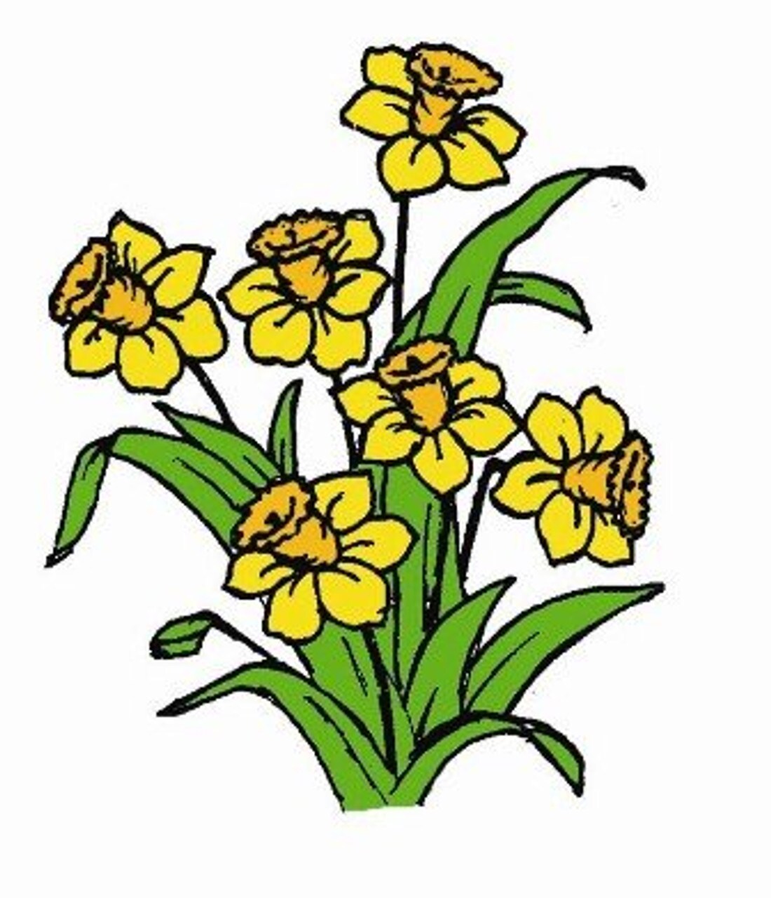 Aunt Martha's Large Carnation, Rose, Tulip, & Jonquil 3924 embroidery iron on pattern - Image 2